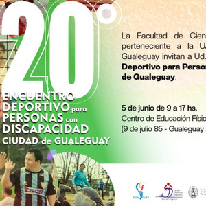 Diputados declaró de Interés un encuentro de deporte adaptado en Gualeguay
