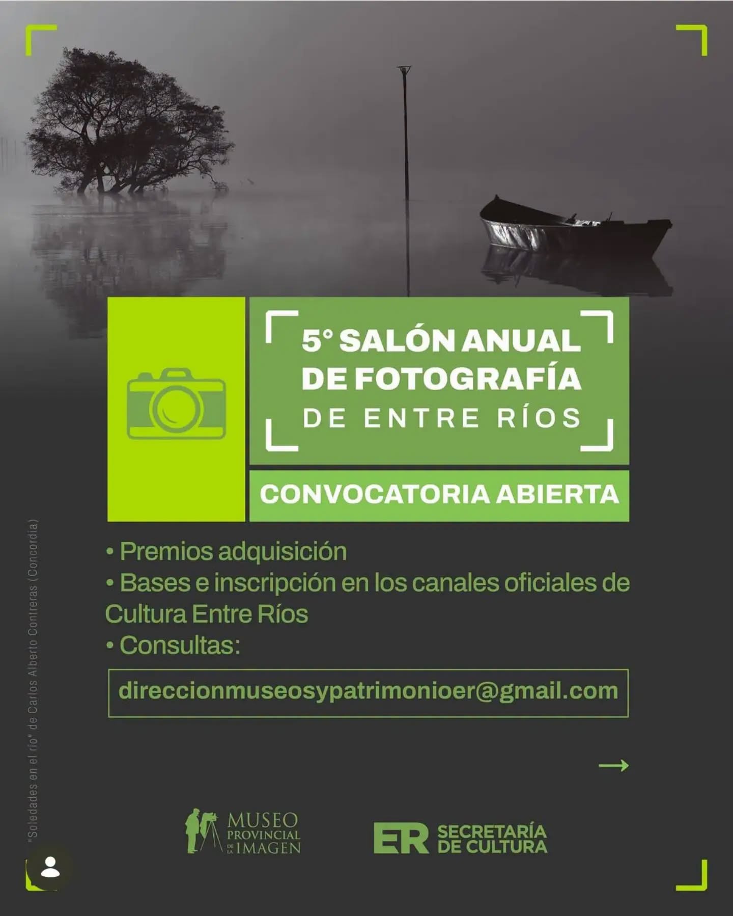 El Municipio de El Pingo invita a participar y difundir el 5° Salón Anual de Fotografía de Entre Ríos 2026