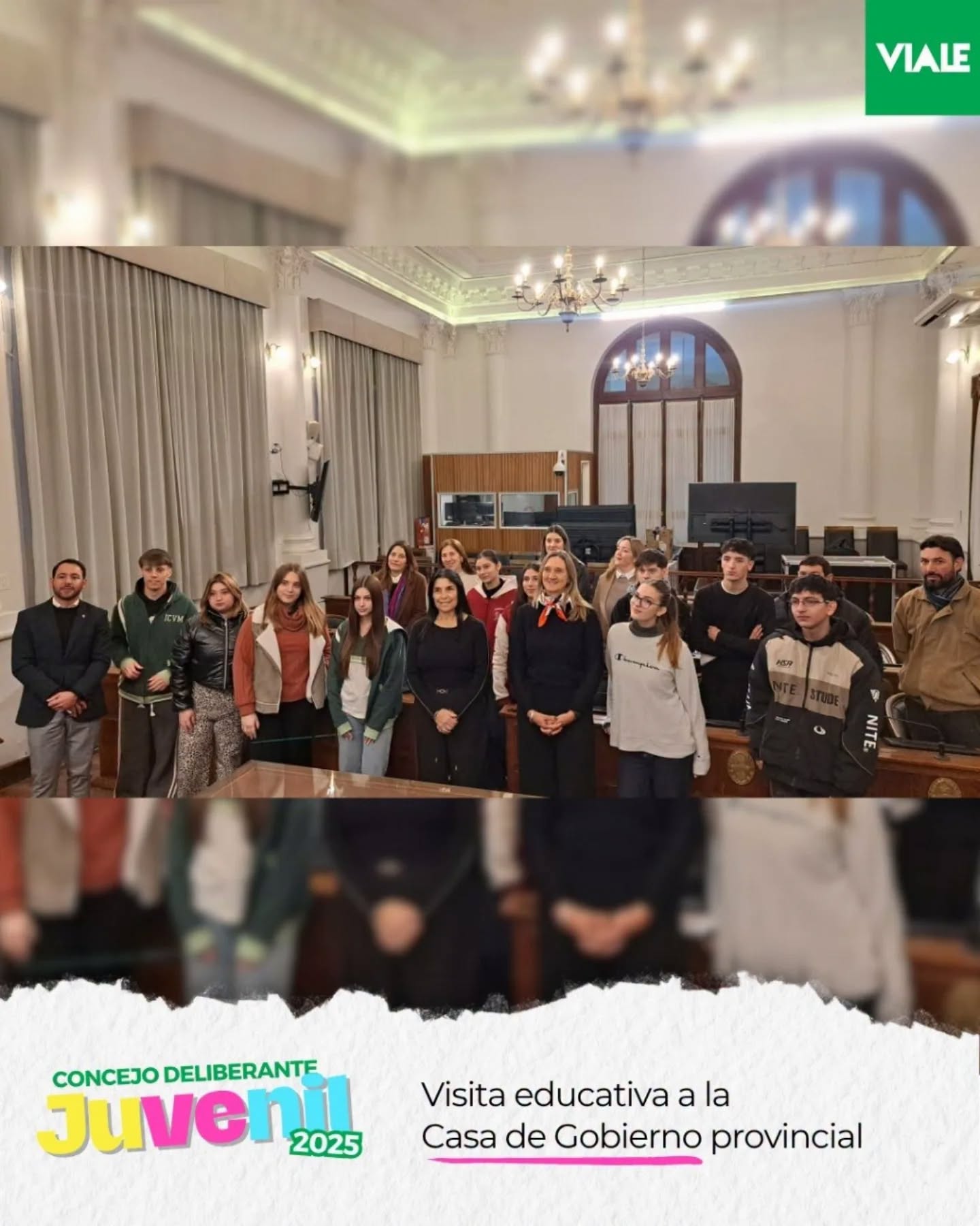 Los jóvenes conocieron de cerca las instituciones de nuestra provincia