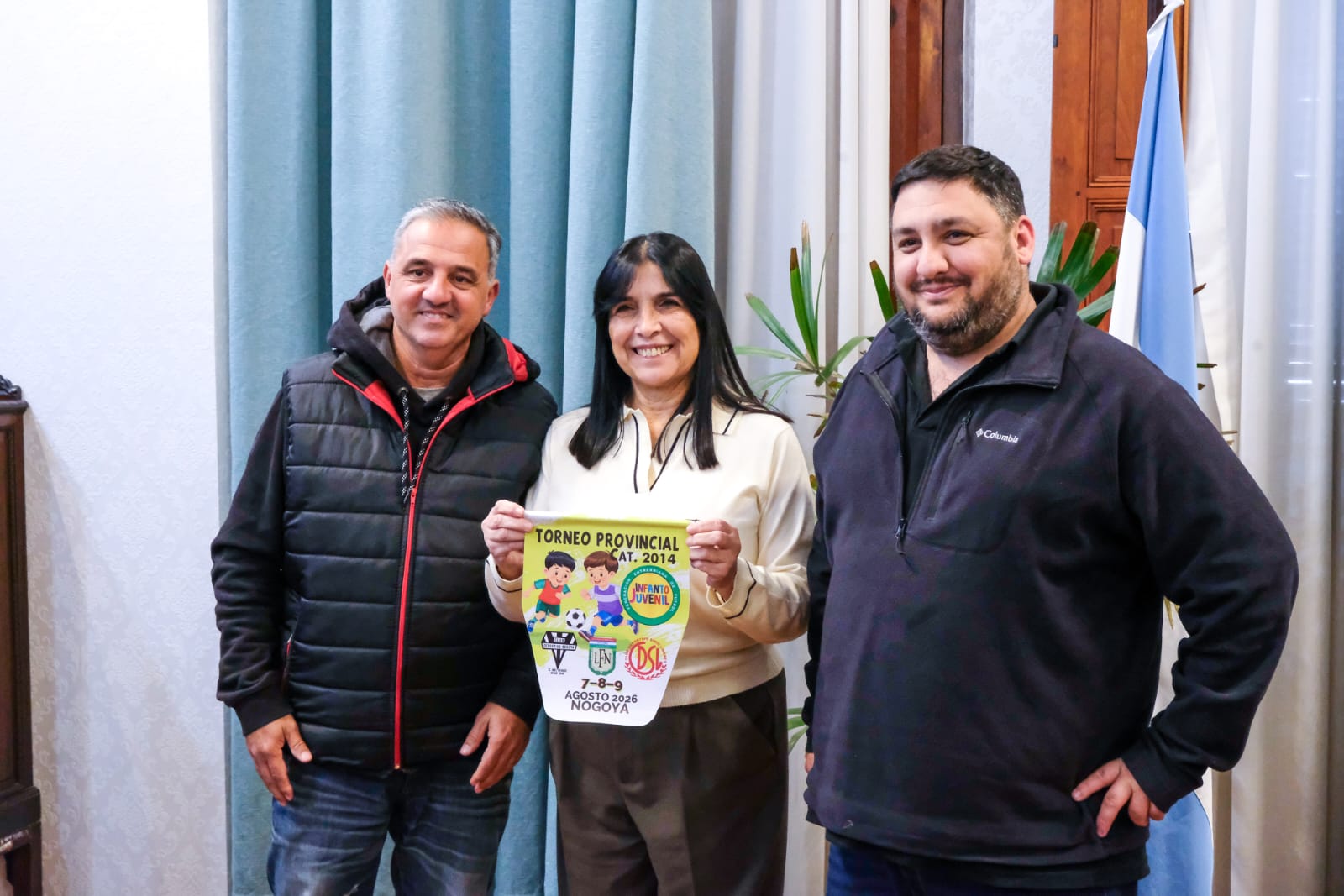 La vicegobernadora recibió a autoridades deportivas de Nogoyá